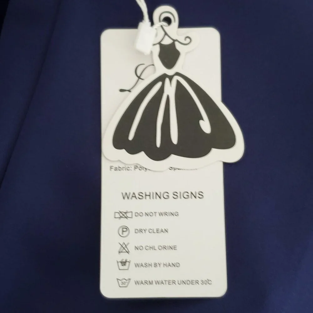 Lalagen Special Occasion Off-Shoulder 1950's Style Pleated Dress NEW NWT Size XL - Picture 11 of 13
